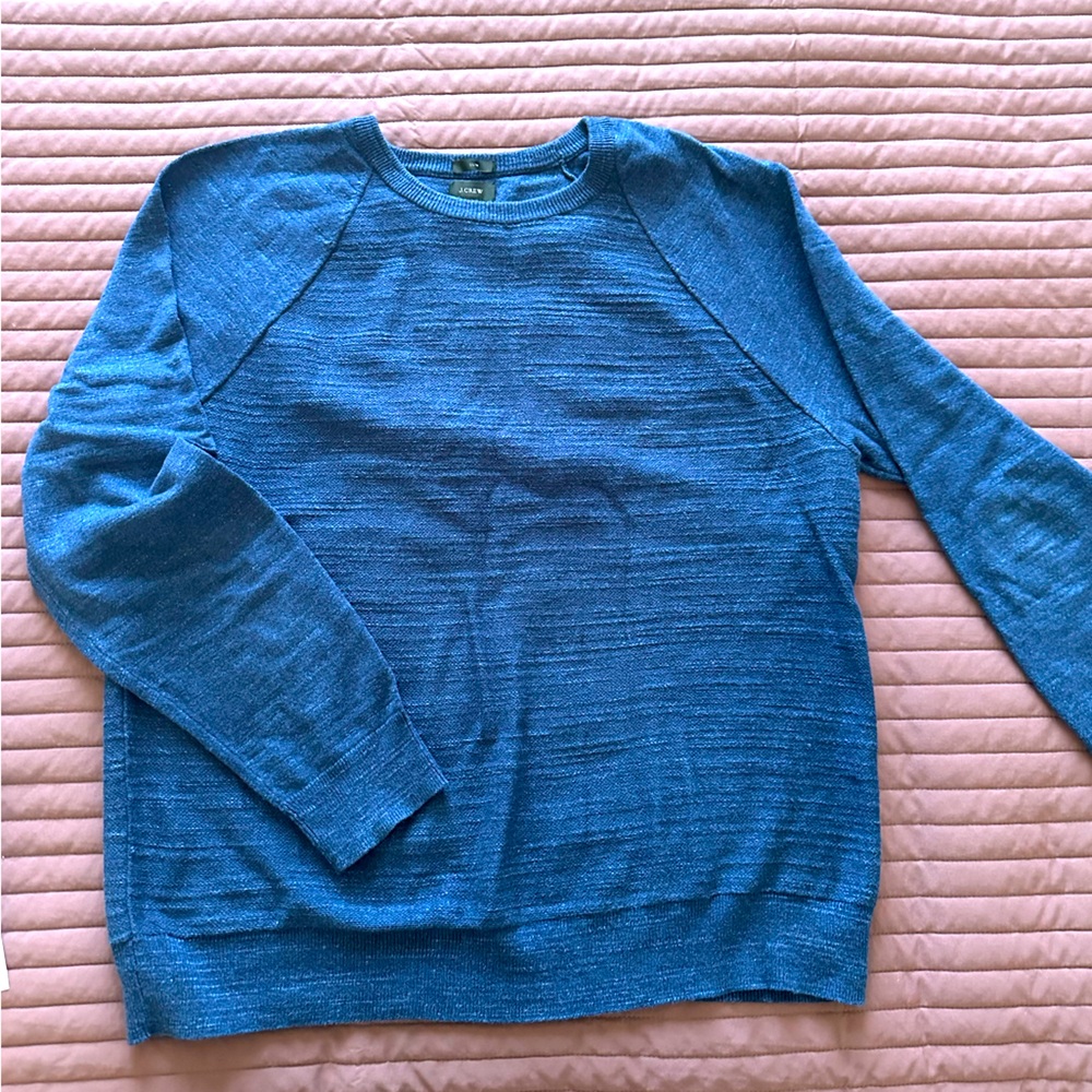 J crew cotton sweater size L